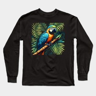parrot lover - pixel parrot lover Long Sleeve T-Shirt
